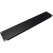 Value 19-Zoll-Blindplatte 2 HE, schwarz
