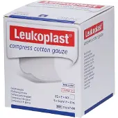Leukoplast compress Cotton Gauze 5x5cm steril 8f 25x2 St Kompressen