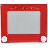 Etch A Sketch Etch A Sketch, Original Magic Screen, 86% recycelter Kunststoff, nachhaltiges klassisches Kreativspielzeug für Jungen und Mädchen, Magnetische Zeichentafel für Kinder, 3 Jahr(e), Kunststoff, Rot