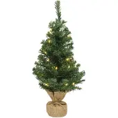 Everlands Kaiserlicher Baum vorbeleuchtet h90 cm50l grün (groen)