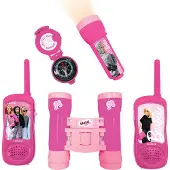 Lexibook Barbie Abenteuer-Set mit Walkie-Talkies, Fernglas und Kompass