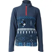 Brunotti Skipullover Pedroy Fleece Jungen Night Blue-Größe 152