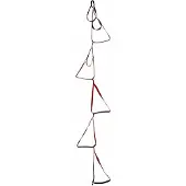 Metolius 1'' 5 Step Aider Trittleiter-Rot-One Size