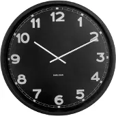 Karlsson - Wanduhr New Classic XL - Schwarz - Ø80cm