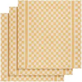 De Witte Lietaer Geschirrtuch Groom Ochre (3er Set)
