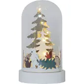 Star Trading LED Lichtobjekt Forest Friends in Transparent und Mehrfarbig 10x 0,06W 195mm