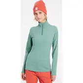 Protest Skipullover FABRIZ 1/4 Zip Top Damen Crocodile Green-XS