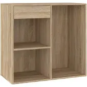 vidaXL Kosmetikschrank Sonoma-Eiche 80x40x75 cm Holzwerkstoff