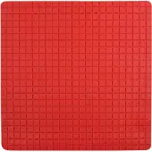 MSV Tapis Anti Derapant Quadro Premium 54 X 54 cm Roug