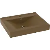 vidaXL Luxus-Waschbecken mit Hahnloch Matt-Creme 60x46 cm Keramik