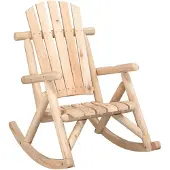 vidaXL Garten-Schaukelstuhl 69x96x101 cm Massivholz Fichte