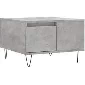 vidaXL Couchtisch Betongrau 55x55x36,5 cm Holzwerkstoff