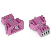 Wago 890-784/081-000 Buchse Snap-In-Ausführung 4-polig, pink