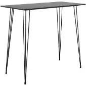 vidaXL Bartisch Schwarz 120x60x105 cm