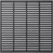 vidaXL Lamellenzaun WPC 180x180 cm Grau