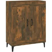 vidaXL Sideboard Räuchereiche 69,5x34x90 cm Holzwerkstoff