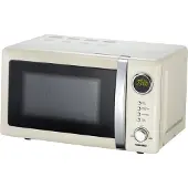 Melissa 16330108 Retro-Mikrowelle 700 W 20 l 12 Programme 60-Minuten-Timer Creme