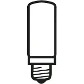 Flos - LED-Leuchtmittel, Tube, E27 / 15 W, 3000K, milky white