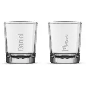 Yoursurprise Schnapsglas mit Gravur (2 Stück)
