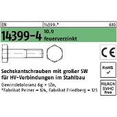 Peiner Sechskantschraube EN 14399-4 M 36 x 90 10.9 feuerverzinkt