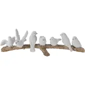Nampook Vögel auf Brach 30X7X8 cm 2ass Weihnachten (multi)