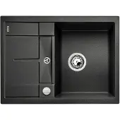 BLANCO METRA 45 S Compact, Schrankwaschbecken, Silgranit, Anthrazit, Doppelseitig, 45 cm, Deutschland