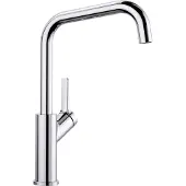 BLANCO JURENA, Messing galvanisch, chrom, Hochdruck, Standard, Chrom, Messing, Hebelgriffe, Einzelbild, 3/8"