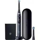Oral-B iO Series 7, Erwachsener, Zahnfleischpflege, Intensiv, Polieren, Sensibel, Whitening, 17400 Bewegungen pro Minute, Schwarz, Schwarz, Rund