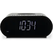 Roberts Ortus DAB Charge, Uhr, Analog & Digital, DAB, DAB+, FM, 3,5 mm, Mini-USB, Schwarz