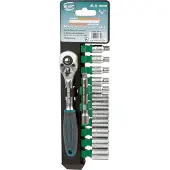 BRÜDER MANNESMANN Steckschlüssel-Satz 1/4" 14-teilig