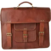 BRÜDER MANNESMANN Leder-Werkzeugtasche