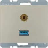 Berker 3315397004 USB/3,5mm Audio