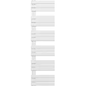 SaniGoods Handtuchheizkörper/Badheizkörper Paneel Anschluss linksseitig weiß 1800x500 890W
