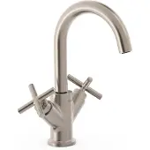 Tres 2 Griff Waschtischarmatur Mit Griff G3/8" flexible Anschlussschläuche, 28310301AC 28310301AC