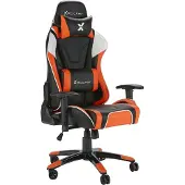 X Rocker Agility eSports, PC-Gamingstuhl, Gepolsterter, ausgestopfter Sitz, Gepolsterte, ausgestopfte Rückenlehne, Fußball, Universal, Schwarz/Orange