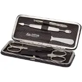 Erbe Collection Siena Maniküre Bügel-Etui braun Maniküre-Set 9013
