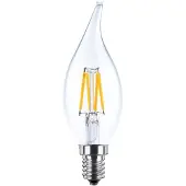 Segula LED Kerze Windstoß klar E14 3,2W 2700K dimmbar