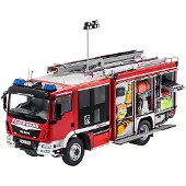 Revell Modellbausatz LKW 1:24 - Feuerwehr MAN TGM / Schlingmann HLF 20 VARUS 4x4 im Maßstab 1:24, Level 4, originalgetreue Nachbildung mit vielen Details, Truck, 07452, 144 Jahr(e)