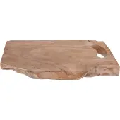 Excellent houseware Exklusives Schneidebrett aus Teakholz
