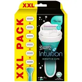 Wilkinson Sword Intuition Sensitive Care Rasierer + 6-teiliger Ersatzkopf