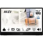 MSI Pro MP161, 39,6 cm (15.6"), 1920 x 1080 Pixel, Full HD, LED, 4 ms, Schwarz