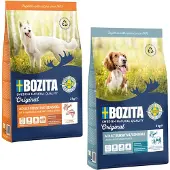 Bozita Original Adult Sensitive Jagnicina i Ry 3kg + Opakowanie na woreczki dla psa