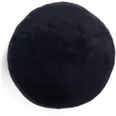 Essenza Mads Furry Nightblue Dekokissen 45 Round