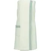 Carl Ross Sarong "80100" Gr. 80, weiß (sanftes weiß, silber), 80/140, Frottier, Hausmäntel, Sarong
