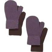 CeLaVi Fäustlinge - Wolle/Nylon - 2er-Pack - Mondlandschaft - - 1-2 Jahre (80-92) - Handschuhe/Fäustlinge
