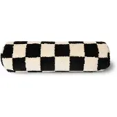 HK Living Kissen Ø 13 x 50 cm Wolle Schwarz/Weiß