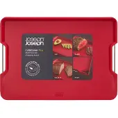 Joseph Joseph Schneidebrett Cut&Carve Plus Groß Rot