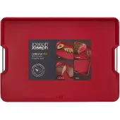 Joseph Joseph Schneidebrett Cut&Carve Plus Extra Groß Rot
