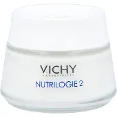 VICHY Nutrilogie 2, Frauen, Creme, trockene Haut, Sehr trockene Haut, Feuchtigkeitsspendend, Nährend, 24 h, Topf