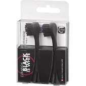 Curaprox Hydrosonic Black IS White BIW Carbon 2er Pack ErsatzbÃ1/4rstenköpfe